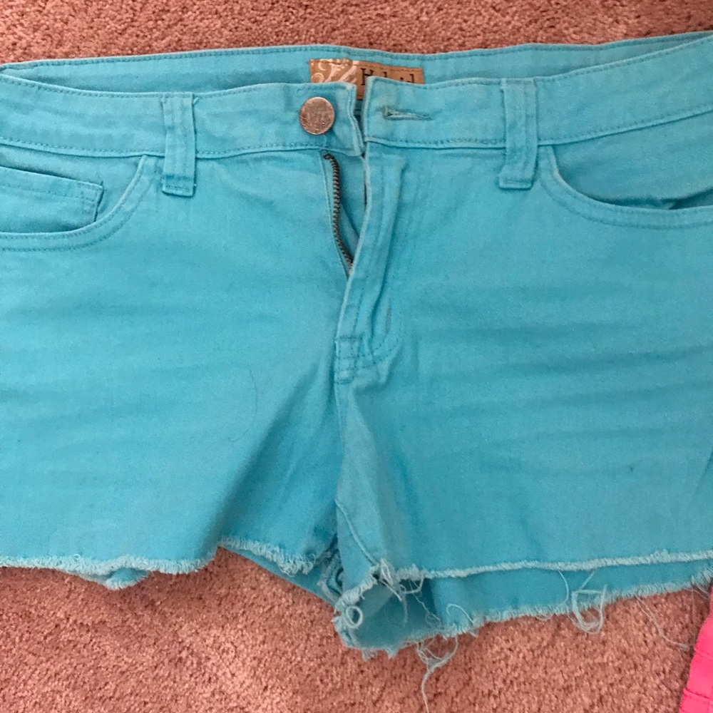 Blue shorts